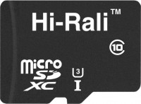 Купить карта памяти Hi-Rali microSD class 10 UHS-I U3 (microSDXC class 10 UHS-I U3 64GB) по цене от 158 грн.