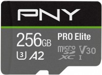 Купить карта памяти PNY PRO Elite Class 10 U3 V30 microSDXC (256Gb) по цене от 649 грн.