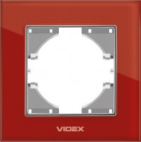 Купить рамка для розетки / выключателя Videx VF-BNFRG1H-RD: цена от 209 грн.