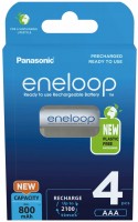 Купить акумулятор / батарейка Panasonic Eneloop 4xAAA 800 mAh: цена от 593 грн.