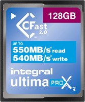 Купить карта памяти Integral UltimaPro X2 CFast 2.0 (128Gb) по цене от 11931 грн.