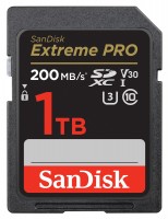 Купити карта пам'яті SanDisk Extreme Pro SD UHS-I Class 10 (Extreme Pro SDXC UHS-I Class 10 1Tb) за ціною від 8992 грн.