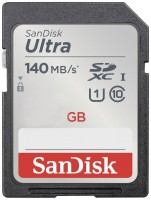Купить карта памяти SanDisk Ultra SDXC UHS-I 140MB/s Class 10 по цене от 339 грн.
