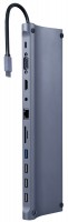 Купить картридер / USB-хаб Cablexpert A-CM-COMBO11-01: цена от 1733 грн.