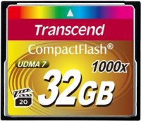 Купить карта памяти Transcend CompactFlash 1000x (32Gb) по цене от 12505 грн.