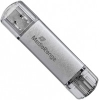 Купить USB-флешка MediaRange USB 3.0 Combo Flash Drive, with USB Type-C по цене от 239 грн.