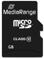 Купить карта памяти MediaRange microSD Class 10 with Adapter по цене от 149 грн.