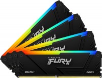 Купить оперативная память Kingston Fury Beast DDR4 RGB 4x32Gb по цене от 13379 грн.