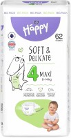 Купить подгузники Bella Baby Happy Soft & Delicate Maxi 4 (/ 62 pcs) по цене от 499 грн.