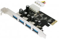 Купить PCI-контроллер Dynamode USB3.0-4-PCIE  по цене от 457 грн.