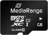Купить карта памяти MediaRange microSDXC UHS-I Class 10 with Adapter (128Gb) по цене от 349 грн.