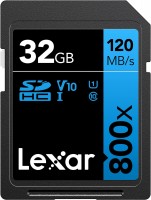 Купить карта памяти Lexar High-Performance 800x SD UHS-I Card BLUE Series по цене от 879 грн.