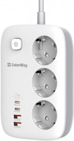 Купить сетевой фильтр / удлинитель ColorWay CW-CHE34PDW  по цене от 943 грн.