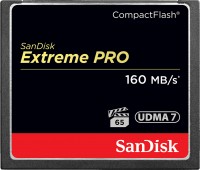 Купить карта памяти SanDisk Extreme Pro 160MB/s CompactFlash (256Gb) по цене от 8463 грн.