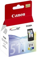 Купить картридж Canon CL-511 2972B007: цена от 854 грн.