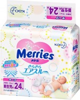 Купить подгузники Merries Diapers NB (/ 24 pcs) по цене от 393 грн.