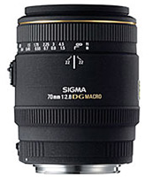 Купить объектив Sigma 70mm f/2.8 AF EX DG Macro  по цене от 17885 грн.