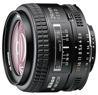Купить об'єктив Nikon 24mm f/2.8D AF Nikkor: цена от 118399 грн.