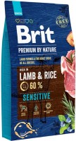 Купить корм для собак Brit Premium Sensitive Lamb 15 kg  по цене от 2490 грн.