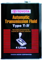 Купити трансмісійне мастило Toyota ATF Type T-IV 4L  за ціною від 1565 грн.