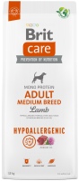 Купить корм для собак Brit Care Hypoallergenic Adult Medium Breed Lamb 12 kg  по цене от 2450 грн.