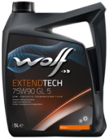 Купить трансмісійне мастило WOLF Extendtech 75W-90 GL5 5L: цена от 1355 грн.