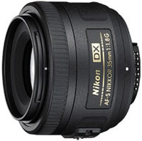 Купить объектив Nikon 35mm f/1.8G AF-S DX Nikkor: цена от 7494 грн.
