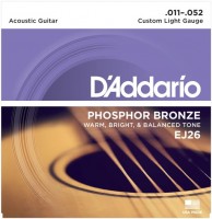 Купить струны DAddario Phosphor Bronze 11-52  по цене от 418 грн.
