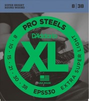 Купить струны DAddario XL ProSteels 8-38  по цене от 353 грн.